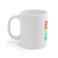 DistinctInk Glossy White Coffee / Tea Mug - Gamers; Because Somebody Has to Save Princess