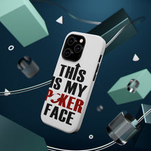 DistinctInk ToughCase for Apple iPhone, Compatible with MagSafe Charging - This is My POKER Face