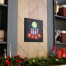 DistinctInk Canvas Wall Art with Exploring the Unknown for Halloween LGBTQ+ Pride