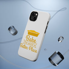 DistinctInk ToughCase for Apple iPhone, Compatible with MagSafe Charging - Bake the World a Better Place