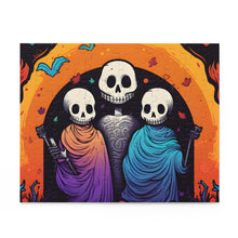 DistinctInk Jigsaw Puzzle with The Paths We Choose Design for Halloween  LGBTQ+ Pride