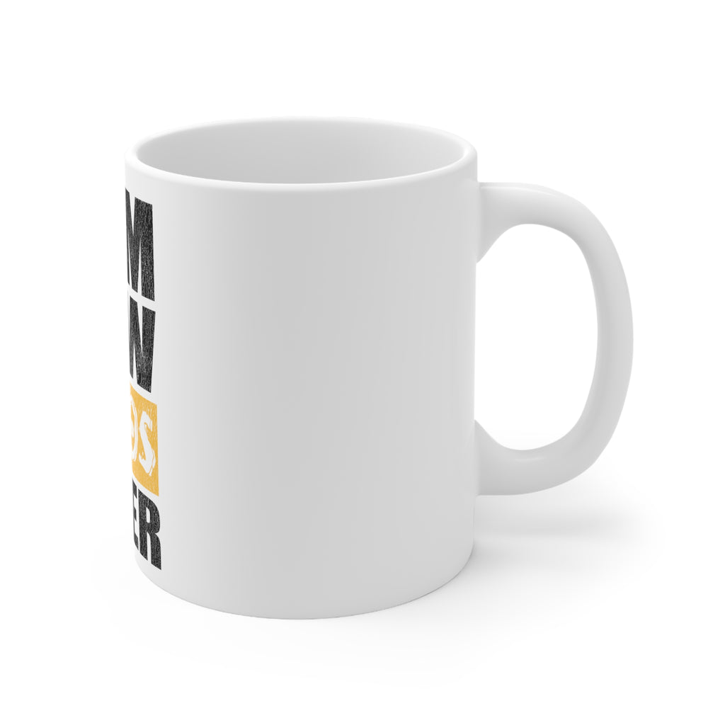 Glossy White Coffee / Tea Mug - Gym Now Tacos Later, view 3