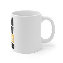 DistinctInk Glossy White Coffee / Tea Mug - Gym Now Tacos Later
