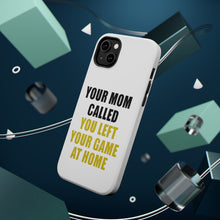 DistinctInk ToughCase for Apple iPhone, Compatible with MagSafe Charging - Your Mom Called You Left Your Game at Home