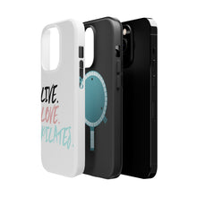 DistinctInk ToughCase for Apple iPhone, Compatible with MagSafe Charging - Live. Love. Pilates.
