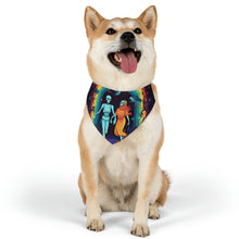 DistinctInk Adjustable Pet Banana Collar with The Enduring Beauty of Writing Design for Halloween LGBTQ+ Pride