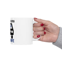 DistinctInk Glossy White Coffee / Tea Mug - If Open Car Door, New Car or New Wife