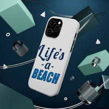 DistinctInk ToughCase for Apple iPhone, Compatible with MagSafe Charging - Life's a Beach