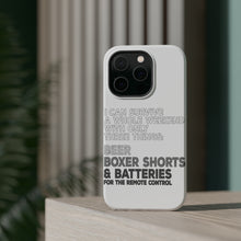 DistinctInk ToughCase for Apple iPhone, Compatible with MagSafe Charging - Can Survive with Only Beer Boxers Batteries