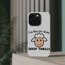 DistinctInk ToughCase for Apple iPhone, Compatible with MagSafe Charging - I'm Here for Some SHEEP Thrills