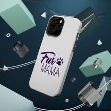 DistinctInk ToughCase for Apple iPhone, Compatible with MagSafe Charging - Fur Mama - Dog Paw