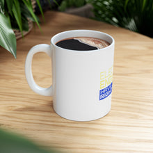DistinctInk Glossy White Coffee / Tea Mug - Electrical Engineers Have the Right Spark