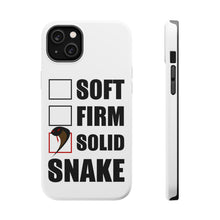 DistinctInk ToughCase for Apple iPhone, Compatible with MagSafe Charging - Soft Firm Solid Snake