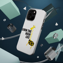 DistinctInk ToughCase for Apple iPhone, Compatible with MagSafe Charging - Livin the High Life - Giraffe
