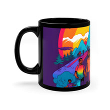 DistinctInk Black Coffee Mug - Discover Your Passion for LGBTQ+ Pride