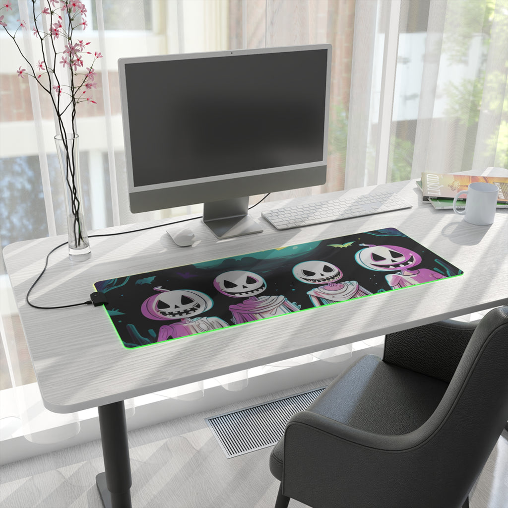 LED Gaming Mouse Pad with Exploring the Unknown Design for Halloween LGBTQ+ Pride, view 22