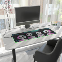 DistinctInk LED Gaming Mouse Pad with Exploring the Unknown Design for Halloween  LGBTQ+ Pride