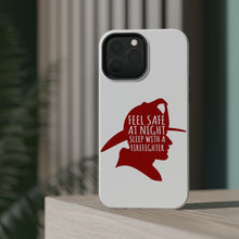 DistinctInk ToughCase for Apple iPhone, Compatible with MagSafe Charging - Feel Safe at Night Sleep with a Firefighter