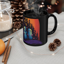 DistinctInk Black Coffee Mug - Discover Your True Path for Halloween LGBTQ+ Pride