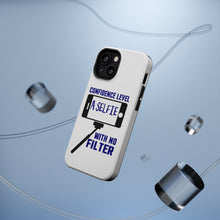 DistinctInk ToughCase for Apple iPhone, Compatible with MagSafe Charging - Confidence Level Selfie with No Filter