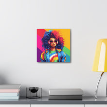 DistinctInk Canvas Wall Art with Living a Full Life for LGBTQ+ Pride