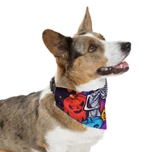DistinctInk Adjustable Pet Banana Collar with Exploring Inner Knowledge Design for Halloween LGBTQ+ Pride