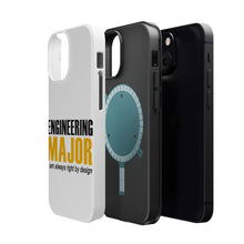DistinctInk ToughCase for Apple iPhone, Compatible with MagSafe Charging - Engineering Major Always Right By Design