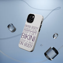 DistinctInk ToughCase for Apple iPhone, Compatible with MagSafe Charging - Bikini Body Workout Plan Get Bikini Put On Body