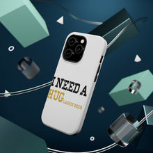 DistinctInk ToughCase for Apple iPhone, Compatible with MagSafe Charging - I Need a HUGlass of Beer