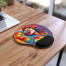 DistinctInk Mouse Pad with Wrist Rest  with Addictive Adventure Story Design for LGBTQ+ Pride