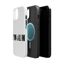 DistinctInk ToughCase for Apple iPhone, Compatible with MagSafe Charging - I'm All In - Poker Casino Cards Gambling