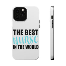 DistinctInk ToughCase for Apple iPhone, Compatible with MagSafe Charging - The Best Nurse In The World
