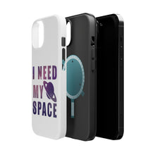 DistinctInk ToughCase for Apple iPhone, Compatible with MagSafe Charging - I Need My Space - Astronomy