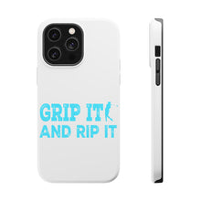 DistinctInk ToughCase for Apple iPhone, Compatible with MagSafe Charging - Golf Grip It And Rip It