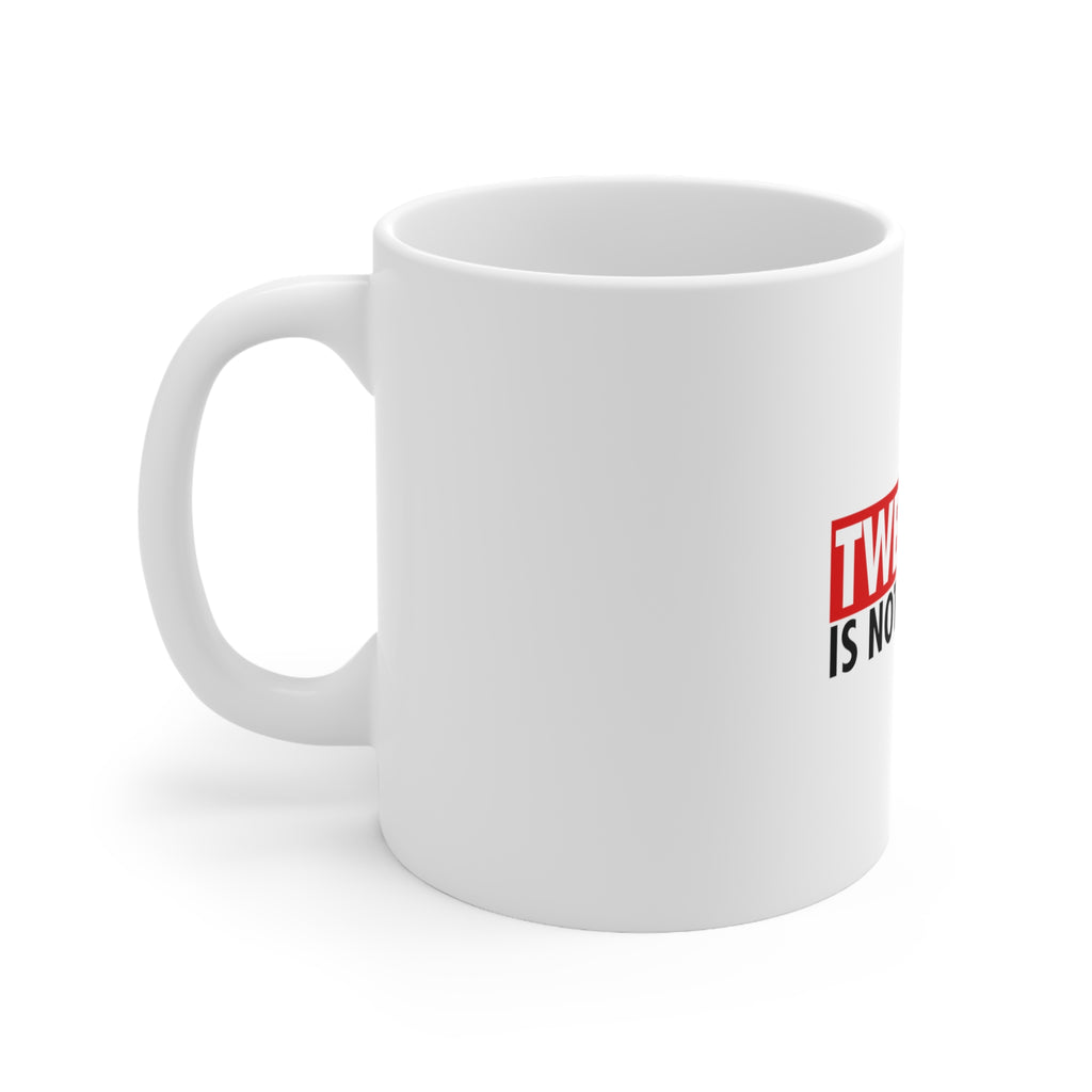 Glossy White Coffee / Tea Mug - Twerking is Not a Crime, view 2
