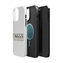 DistinctInk ToughCase for Apple iPhone, Compatible with MagSafe Charging - Chocolate The Most Essential Element