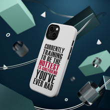 DistinctInk ToughCase for Apple iPhone, Compatible with MagSafe Charging - Training to be Hottest Ex Girlfriend Ever