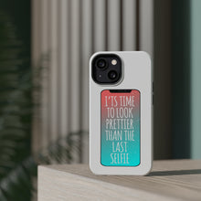 DistinctInk ToughCase for Apple iPhone, Compatible with MagSafe Charging - Time To Look Prettier Than the Last Selfie