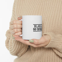 DistinctInk Glossy White Coffee / Tea Mug - Blablabla Go Workout.