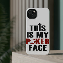 DistinctInk ToughCase for Apple iPhone, Compatible with MagSafe Charging - This is My POKER Face