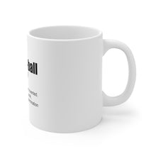 DistinctInk Glossy White Coffee / Tea Mug - Basketball Definition Greatest Sport