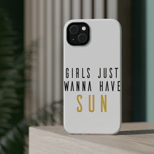 DistinctInk ToughCase for Apple iPhone, Compatible with MagSafe Charging - Girls Just Wanna Have Sun