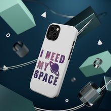 DistinctInk ToughCase for Apple iPhone, Compatible with MagSafe Charging - I Need My Space - Astronomy