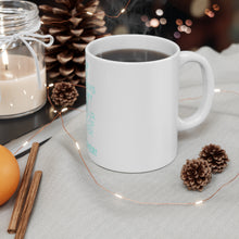 DistinctInk Glossy White Coffee / Tea Mug - I Go Deep & Wet Wearing My Rubber Scuba Diving
