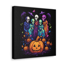 DistinctInk Canvas Wall Art with "Mindful Connections" for Halloween LGBTQ+ Pride