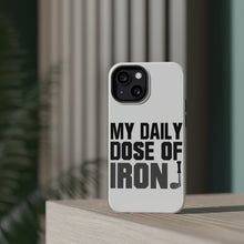 DistinctInk ToughCase for Apple iPhone, Compatible with MagSafe Charging - My Daily Dose of Iron Golf