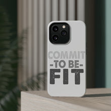 DistinctInk ToughCase for Apple iPhone, Compatible with MagSafe Charging - Commit To Be Fit