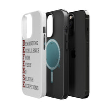 DistinctInk ToughCase for Apple iPhone, Compatible with MagSafe Charging - DEFENSE Demanding Excellence