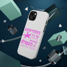 DistinctInk ToughCase for Apple iPhone, Compatible with MagSafe Charging - Sometimes It's the Princess Who Kills the Dragon