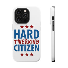 DistinctInk ToughCase for Apple iPhone, Compatible with MagSafe Charging - Hard Twerking Citizen